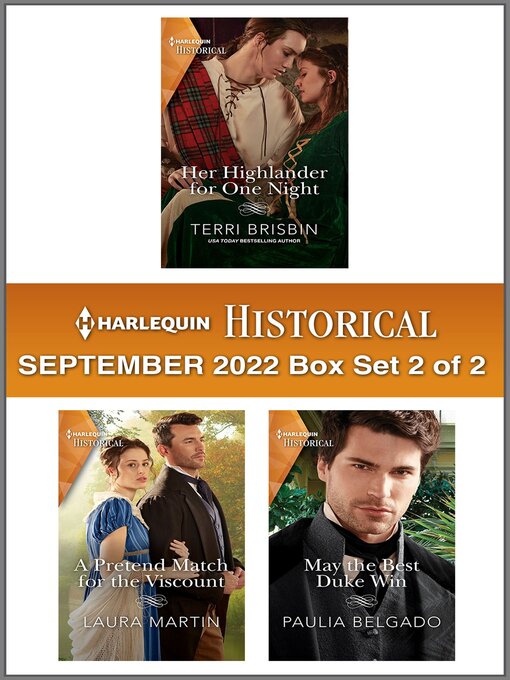 Cover image for Harlequin Historical: September 2022 Box Set 2 of 2